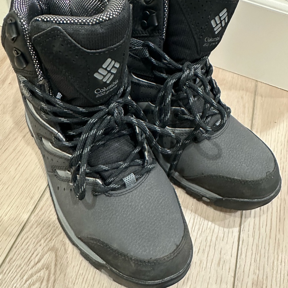 Columbia Men's Gunnison II Omni-Heat Black Winter Boots size 8 - Picture 7 of 7